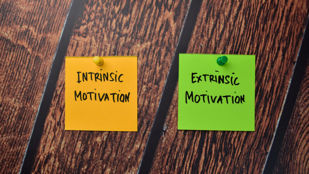 intrinsic motivation vs extrinsic motivation
