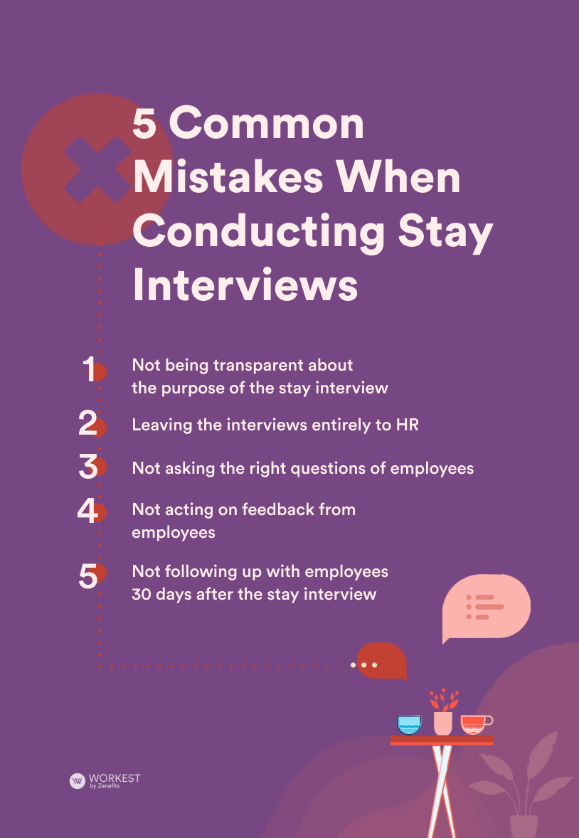 Common Mistakes When Conducting Stay Interviews Workest